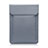 Leder Handy Tasche Sleeve Schutz Hülle L21 für Apple MacBook Air 13 zoll (2020) Grau