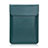 Leder Handy Tasche Sleeve Schutz Hülle L21 für Apple MacBook Air 13 zoll (2020) Grün