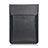 Leder Handy Tasche Sleeve Schutz Hülle L21 für Apple MacBook Air 13 zoll (2020) Schwarz