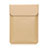 Leder Handy Tasche Sleeve Schutz Hülle L21 für Apple MacBook Air 13 zoll Gold