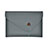 Leder Handy Tasche Sleeve Schutz Hülle L22 für Apple MacBook Air 13 zoll Grau