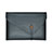 Leder Handy Tasche Sleeve Schutz Hülle L22 für Apple MacBook Air 13 zoll Schwarz