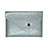 Leder Handy Tasche Sleeve Schutz Hülle L23 für Apple MacBook Air 13 zoll (2020) Silber
