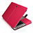Leder Handy Tasche Sleeve Schutz Hülle L24 für Apple MacBook 12 zoll Pink