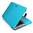 Leder Handy Tasche Sleeve Schutz Hülle L24 für Apple MacBook Air 13 zoll Hellblau