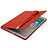 Leder Hülle Schreibzeug Schreibgerät Beutel Halter mit Abnehmbare Gummiband P02 für Apple Pencil Apple iPad Pro 12.9 (2017) Rot