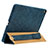 Leder Hülle Schreibzeug Schreibgerät Beutel Halter mit Abnehmbare Gummiband P02 für Apple Pencil Apple iPad Pro 9.7 Blau