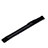 Leder Hülle Schreibzeug Schreibgerät Beutel Halter mit Abnehmbare Gummiband P03 für Apple Pencil Apple iPad Pro 12.9 Schwarz