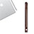 Leder Hülle Schreibzeug Schreibgerät Beutel Halter mit Abnehmbare Gummiband P04 für Apple Pencil Apple iPad Pro 10.5 Braun