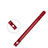 Leder Hülle Schreibzeug Schreibgerät Beutel Halter mit Abnehmbare Gummiband P04 für Apple Pencil Apple iPad Pro 12.9 (2017) Rot