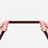 Leder Hülle Schreibzeug Schreibgerät Beutel Halter mit Abnehmbare Gummiband P04 für Apple Pencil Apple iPad Pro 12.9 Braun