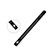 Leder Hülle Schreibzeug Schreibgerät Beutel Halter mit Abnehmbare Gummiband P04 für Apple Pencil Apple iPad Pro 12.9 Schwarz