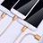 Lightning USB Ladekabel Kabel Android Micro USB Type-C 3A H03