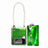 Luxus Leder Hülle Handyhülle und Kunststoff Schutzhülle Hartschalen Tasche B02 für Samsung Galaxy Z Flip4 5G Grün
