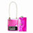 Luxus Leder Hülle Handyhülle und Kunststoff Schutzhülle Hartschalen Tasche B02 für Samsung Galaxy Z Flip4 5G Pink