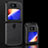 Luxus Leder Hülle Handyhülle und Kunststoff Schutzhülle Hartschalen Tasche BH2 für Motorola Moto RAZR (2022) 5G Schwarz