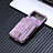 Luxus Leder Hülle Handyhülle und Kunststoff Schutzhülle Hartschalen Tasche L06 für Samsung Galaxy Z Flip4 5G Violett