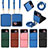 Luxus Leder Hülle Handyhülle und Kunststoff Schutzhülle Hartschalen Tasche T07 für Samsung Galaxy Z Flip4 5G