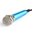 Mini-Stereo-Mikrofon Mic 3.5 mm Klinkenbuchse M04 Hellblau