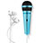 Mini-Stereo-Mikrofon Mic 3.5 mm Klinkenbuchse M05 Hellblau