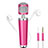 Mini-Stereo-Mikrofon Mic 3.5 mm Klinkenbuchse Rosa