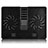 NoteBook Halter Halterung Kühler Cooler Kühlpad Lüfter Laptop Ständer 9 Zoll bis 16 Zoll Universal M25 für Apple MacBook Air 11 zoll Schwarz