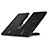 NoteBook Halter Halterung Kühler Cooler Kühlpad Lüfter Laptop Ständer 9 Zoll bis 16 Zoll Universal M25 für Apple MacBook Air 13 zoll Schwarz