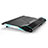 NoteBook Halter Halterung Kühler Cooler Kühlpad Lüfter Laptop Ständer 9 Zoll bis 17 Zoll Universal L01 für Apple MacBook Air 13 zoll (2020) Schwarz