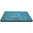 NoteBook Halter Halterung Kühler Cooler Kühlpad Lüfter Laptop Ständer 9 Zoll bis 17 Zoll Universal L04 für Apple MacBook Air 11 zoll Blau