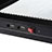 NoteBook Halter Halterung Kühler Cooler Kühlpad Lüfter Laptop Ständer 9 Zoll bis 17 Zoll Universal L05 für Apple MacBook Air 11 zoll Schwarz