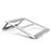 NoteBook Halter Halterung Laptop Ständer Universal K05 für Samsung Galaxy Book Flex 13.3 NP930QCG Silber