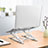 NoteBook Halter Halterung Laptop Ständer Universal K09 für Apple MacBook Air 13 zoll Silber