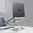 NoteBook Halter Halterung Laptop Ständer Universal K12 für Apple MacBook Air 11 zoll Silber