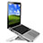 NoteBook Halter Halterung Laptop Ständer Universal S02 für Apple MacBook Air 13 zoll (2020) Silber