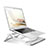 NoteBook Halter Halterung Laptop Ständer Universal S03 für Apple MacBook Air 13 zoll (2020) Silber