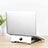 NoteBook Halter Halterung Laptop Ständer Universal S04 für Apple MacBook Pro 15 zoll Silber