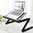 NoteBook Halter Halterung Laptop Ständer Universal S06 für Apple MacBook 12 zoll Schwarz