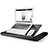 NoteBook Halter Halterung Laptop Ständer Universal S06 für Apple MacBook 12 zoll Schwarz