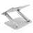 NoteBook Halter Halterung Laptop Ständer Universal S08 für Apple MacBook 12 zoll Silber