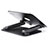 NoteBook Halter Halterung Laptop Ständer Universal S08 für Apple MacBook Air 13.3 zoll (2018) Schwarz