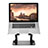 NoteBook Halter Halterung Laptop Ständer Universal S08 für Apple MacBook Air 13 zoll (2020) Schwarz