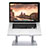NoteBook Halter Halterung Laptop Ständer Universal S08 für Apple MacBook Pro 13 zoll (2020) Silber