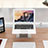 NoteBook Halter Halterung Laptop Ständer Universal S09 für Huawei MateBook D15 (2020) 15.6 Silber