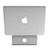 NoteBook Halter Halterung Laptop Ständer Universal S11 für Apple MacBook Air 13 zoll (2020) Silber