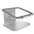 NoteBook Halter Halterung Laptop Ständer Universal S12 für Apple MacBook Air 11 zoll Silber