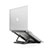 NoteBook Halter Halterung Laptop Ständer Universal T08 für Apple MacBook Air 11 zoll Schwarz