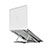 NoteBook Halter Halterung Laptop Ständer Universal T08 für Apple MacBook Air 13.3 zoll (2018) Silber