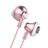 Ohrhörer Stereo Sport Kopfhörer In Ear Headset H05 Rosa