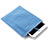 Samt Handy Tasche Schutz Hülle für Apple iPad 2 Hellblau