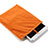 Samt Handy Tasche Schutz Hülle für Apple iPad 2 Orange